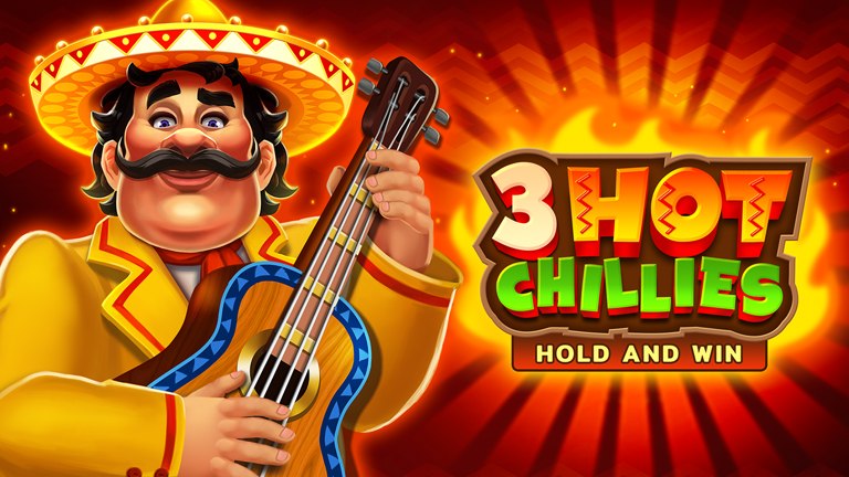 3 hot chillies